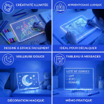 Tablette de Dessin Lumineuse LED – Stimule la Créativité des Enfants - Occamarket