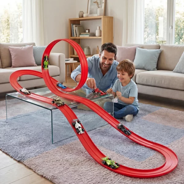 Circuit de Voiture Flexible – Jeu Créatif et Amusant pour Enfants - Occamarket