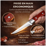 Couteau Japonais Haut de Gamme – Tranchant Parfait & Durable - Occamarket