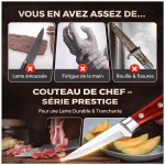 Couteau Japonais Haut de Gamme – Tranchant Parfait & Durable - Occamarket