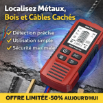 Détecteur Mural Intelligent – Localisez Métaux, Bois et Câbles Facilement - Occamarket