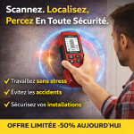 Détecteur Mural Intelligent – Localisez Métaux, Bois et Câbles Facilement - Occamarket