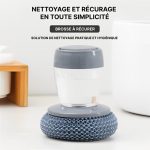 DishPro™ – L’éponge brosse pour une vaisselle rapide, sans se mouiller les mains - Occamarket