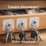 Crochets Adhésifs Ultra-Robustes – Fixation Forte Sans Perçage : 10 pièces - Occamarket