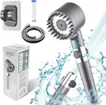 Pommeau Anti-Calcaire 2-en-1 – Pression Boostée & Soin Complet - Occamarket