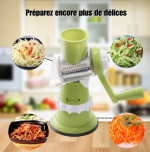 CUTTORA - Mandoline Multifonctions à Manivelle 4 en 1 - Occamarket