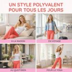 Pantalon corail à coupe aérienne – Effet silhouette instantané - Occamarket