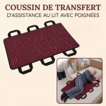 Coussin de transfert d'assistance au lit avec poignées - Occamarket