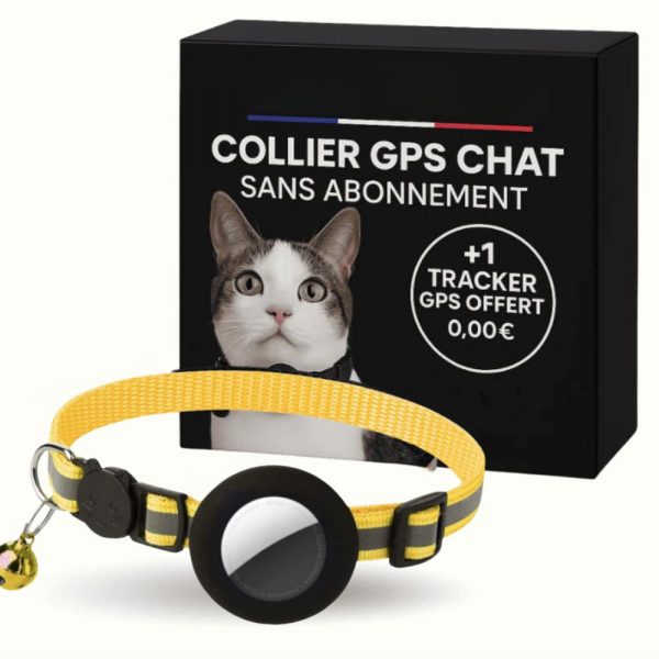 KittyTrack™ - Collier GPS Chat Temps Réel - Occamarket