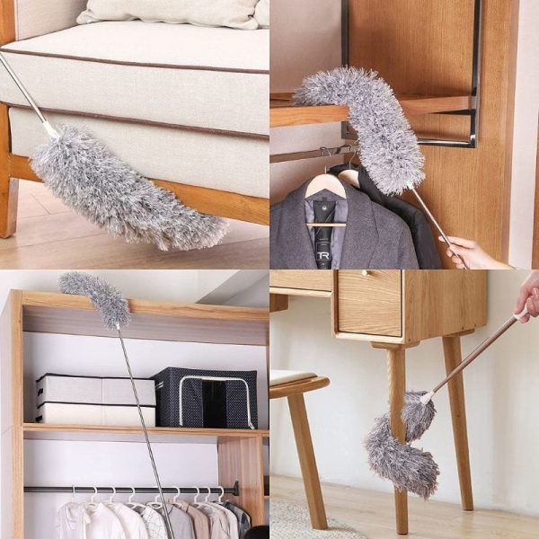 HandyBroom™ - Balai Télescopique Dépoussiérant - Occamarket