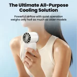 Mini ventilateur portable de poche USB-C avec ecran digital - Occamarket