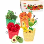Ensemble de jouets sensoriels bébé 6-12 mois Yokibo en peluche abeille (nid d’abeille) avec 5 accessoires – Image 17