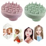 Brosse de massage du cuir chevelu en silicone 1 pièce pour shampooing et douche – Image 6