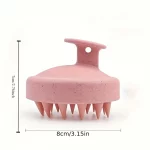 Brosse de massage du cuir chevelu en silicone 1 pièce pour shampooing et douche – Image 9