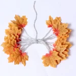 Guirlande Lumineuse Feuilles d'Érable - Décoration LED pour Automne, Noël et Fêtes – Image 10