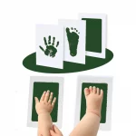 Kit d'Empreintes de Main et de Pied pour Nouveau-Né – Tampons Encreurs, Cadre Photo Souvenir, Cadeau de Naissance – Image 11