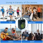 Enceinte Bluetooth Portable 6.5" avec Effets Lumineux - Son Puissant pour Fêtes, Karaoké et Extérieur – Image 5