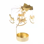 Bougeoir Rotatif en Métal – Décoration pour Noël, Mariage et Dîner – Image 18