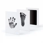 Kit d'Empreintes de Main et de Pied pour Nouveau-Né – Tampons Encreurs, Cadre Photo Souvenir, Cadeau de Naissance – Image 9