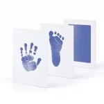 Kit d'Empreintes de Main et de Pied pour Nouveau-Né – Tampons Encreurs, Cadre Photo Souvenir, Cadeau de Naissance – Image 10