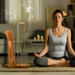 Porte-Encens 2-en-1 Anti-Cendres avec Collecteur en Verre - Idéal Méditation, Yoga et Spa – Image 3