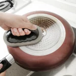 Éponge Magique Gomme Nettoyante avec Manche – Cuisine, Salle de Bain, Anti-Rouille – Image 3