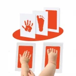 Kit d'Empreintes de Main et de Pied pour Nouveau-Né – Tampons Encreurs, Cadre Photo Souvenir, Cadeau de Naissance – Image 15