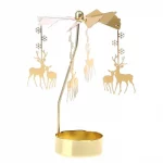Bougeoir Rotatif en Métal – Décoration pour Noël, Mariage et Dîner – Image 15