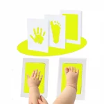 Kit d'Empreintes de Main et de Pied pour Nouveau-Né – Tampons Encreurs, Cadre Photo Souvenir, Cadeau de Naissance – Image 17
