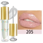 Gloss à Lèvres Pailleté Hydratant 9 Couleurs – Effet Diamant Brillant, Lipgloss Nacré – Image 12