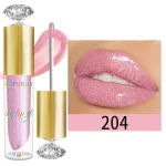 Gloss à Lèvres Pailleté Hydratant 9 Couleurs – Effet Diamant Brillant, Lipgloss Nacré – Image 15