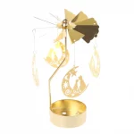 Bougeoir Rotatif en Métal – Décoration pour Noël, Mariage et Dîner – Image 19