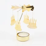 Bougeoir Rotatif en Métal – Décoration pour Noël, Mariage et Dîner – Image 10