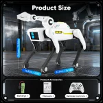 Chien Robot IA Interactif avec Télécommande - Danse, Chante et Répond à la Voix – Image 4