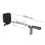 New Electric BBQ Grill Spit Roaster w/ 120 cm long cableRod Outdoor Barbecue Grilling Rotisserie Kit – Image 8