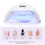Lampe UV LED 48W Sèche-Ongles Professionnelle - Minuteur & Capteur Auto – Image 5
