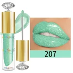 Gloss à Lèvres Pailleté Hydratant 9 Couleurs – Effet Diamant Brillant, Lipgloss Nacré – Image 8