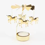 Bougeoir Rotatif en Métal – Décoration pour Noël, Mariage et Dîner – Image 14