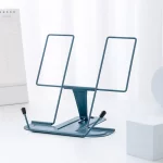 Simple Metal Reading Stand Stable and Not Easy To Collapse Foldable and Adjustable Bookshelf Portable Music Score Stand – Image 8