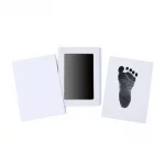Kit d'Empreintes de Main et de Pied pour Nouveau-Né – Tampons Encreurs, Cadre Photo Souvenir, Cadeau de Naissance – Image 6