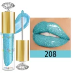 Gloss à Lèvres Pailleté Hydratant 9 Couleurs – Effet Diamant Brillant, Lipgloss Nacré – Image 9