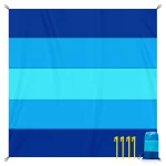 Tapis de Plage et Pique-Nique XXL - Imperméable, Anti-Sable, Séchage Rapide avec Piquets – Image 8