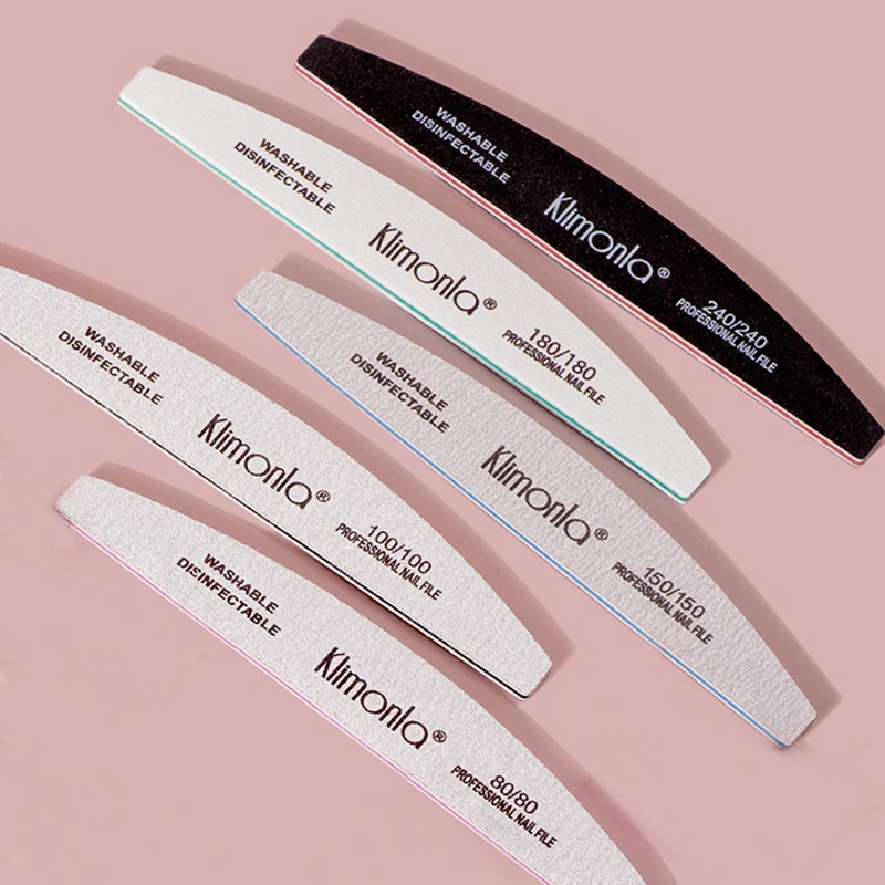 S8a7e44cef14e4e35aabd93eff95ade3aE.webp Limes à Ongles Professionnelles Épaisses 100/180 – Set d'Outils de Manucure pour Salon – Image 1