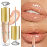 Gloss à Lèvres Pailleté Hydratant 9 Couleurs – Effet Diamant Brillant, Lipgloss Nacré – Image 2