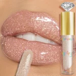 Gloss à Lèvres Pailleté Hydratant 9 Couleurs – Effet Diamant Brillant, Lipgloss Nacré