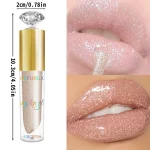 Gloss à Lèvres Pailleté Hydratant 9 Couleurs – Effet Diamant Brillant, Lipgloss Nacré – Image 5