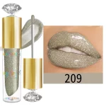 Gloss à Lèvres Pailleté Hydratant 9 Couleurs – Effet Diamant Brillant, Lipgloss Nacré – Image 7