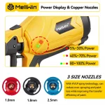 Pistolet à Peinture Sans Fil 1000ML - Pulvérisateur Portable HVLP avec 4 Buses en Cuivre – Image 4