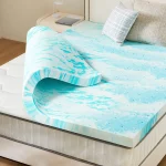 Surmatelas en Gel Mémoire de Forme 10cm - Confort Rafraîchissant et Soutien Optimal, Taille Grand Lit