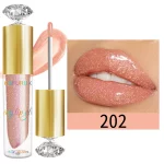 Gloss à Lèvres Pailleté Hydratant 9 Couleurs – Effet Diamant Brillant, Lipgloss Nacré – Image 11